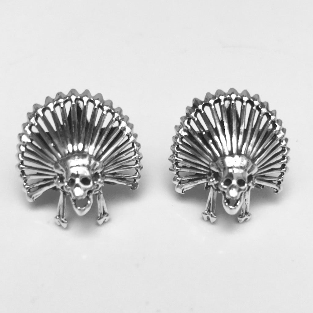 Chief Kill Hater Earrings<br>By Cody Sanderson