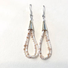 Load image into Gallery viewer, Neutral Heishi Earrings

