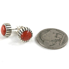 Load image into Gallery viewer, 8mm Coral Studs&lt;br&gt;By Craig Agoodie
