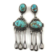 Load image into Gallery viewer, Blue Royston Dangles&lt;br&gt;By Fritson Toldedo

