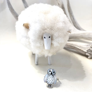 Zuni Owl Ring<br>By Reginda Kallestewa<br>Size: 7.5