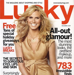 LUCKY Magazine December 2007