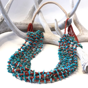 Vintage Turquoise & Trade Beads