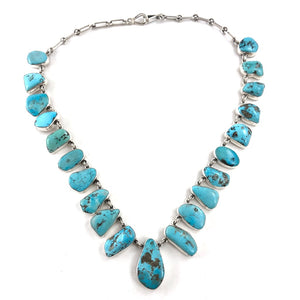 21 Turquoise Drop Necklace<br>By Federico