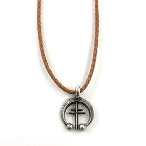 Tufa Cast Naja With Dragonfly Cross<br>By Aaron Anderson