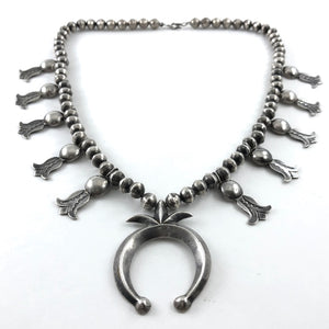 Vintage Navajo Squash Necklace
