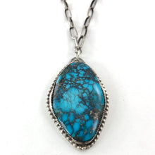 Load image into Gallery viewer, Large Vintage Morenci Pendant/Handmade Chain
