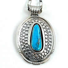 Load image into Gallery viewer, Kingman Shadowbox Pendant&lt;br&gt;By Delbert Gordon
