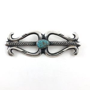 Number Eight Turquoise Pin