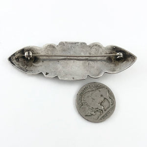 Vintage Single Stone Bar Pin