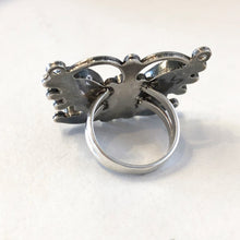 Load image into Gallery viewer, Vintage Butterfly Ring&lt;br&gt;Size: 7.5
