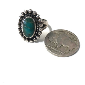 Deep Green Tourist Ring<br>Size: 5