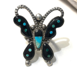 Vintage Zuni Butterfly<br>Size: 7.5