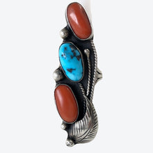 Load image into Gallery viewer, Vintage Coral &amp; Turquoise&lt;br&gt;Size: 6.5
