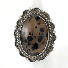 Load image into Gallery viewer, Vintage Speckled Agate Ring&lt;br&gt;Size: 5.5
