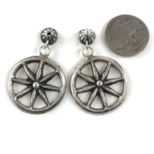 Load image into Gallery viewer, Vintage Wagon Wheel Earrings
