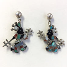 Load image into Gallery viewer, Vintage Apache Crown Dancer Earrings
