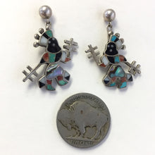 Load image into Gallery viewer, Vintage Apache Crown Dancer Earrings
