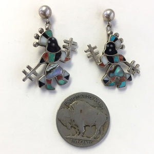 Vintage Apache Crown Dancer Earrings